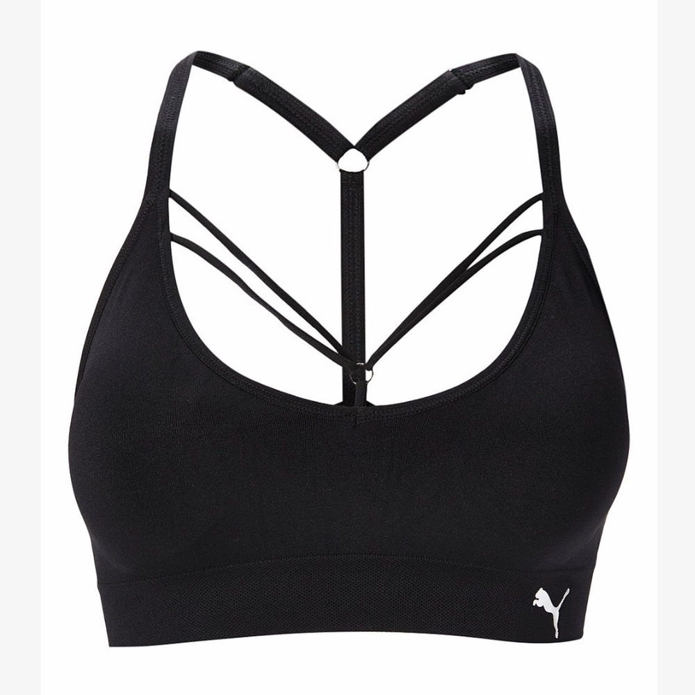 Puma Black Arrow Seamless Sports Bra